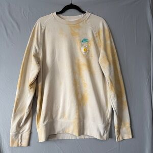 Nike Mens 'Have A Nike Day' Embroidered Tie Dye French Terry  Sweater L READ